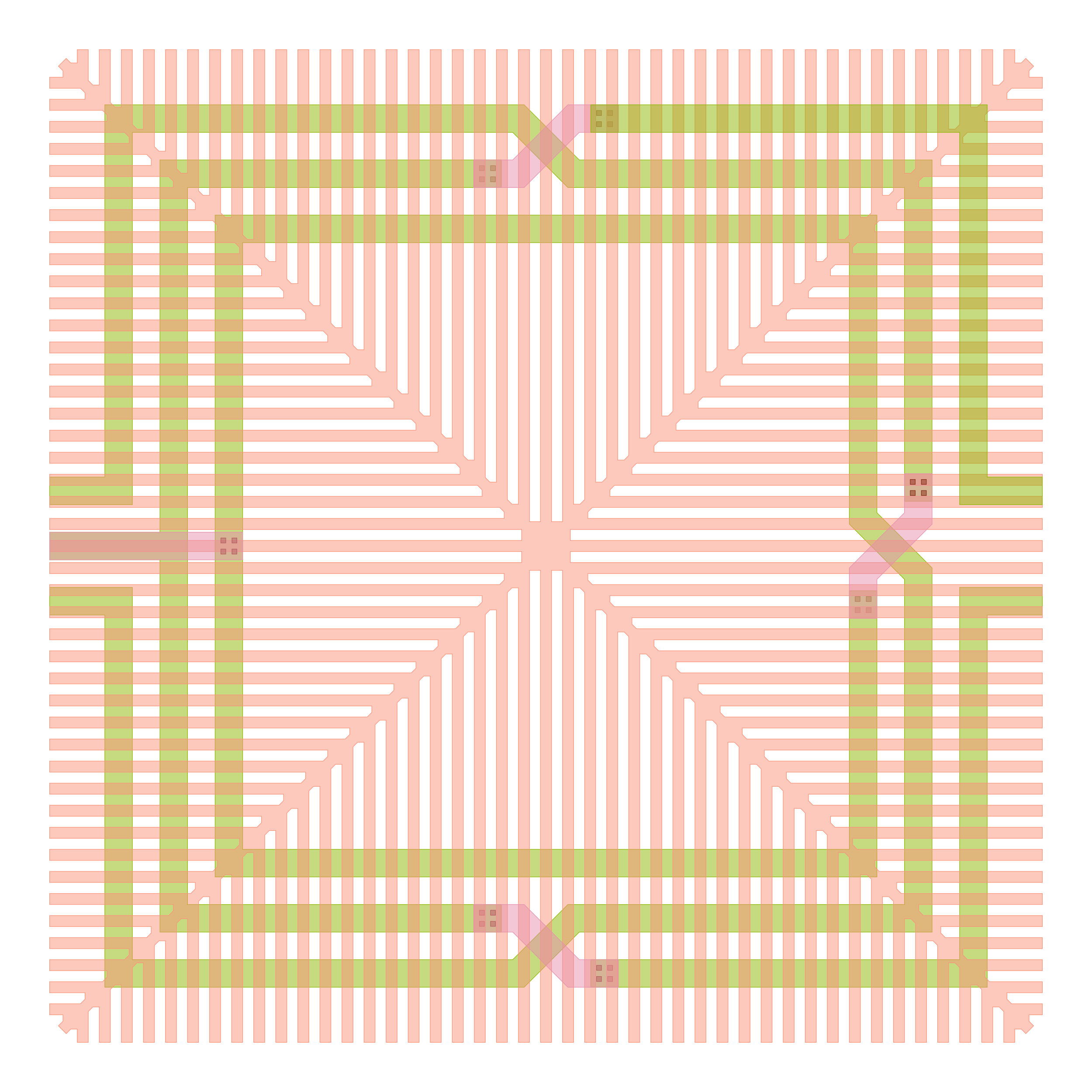 MCELL generated passive component layout